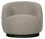 Ulllounge stol med rotasjon - beige