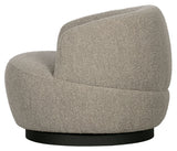 Ulllounge stol med rotasjon - beige