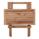 Bilbao folding tabell 50x50, teak