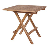 Bilbao folding tabell 50x50, teak