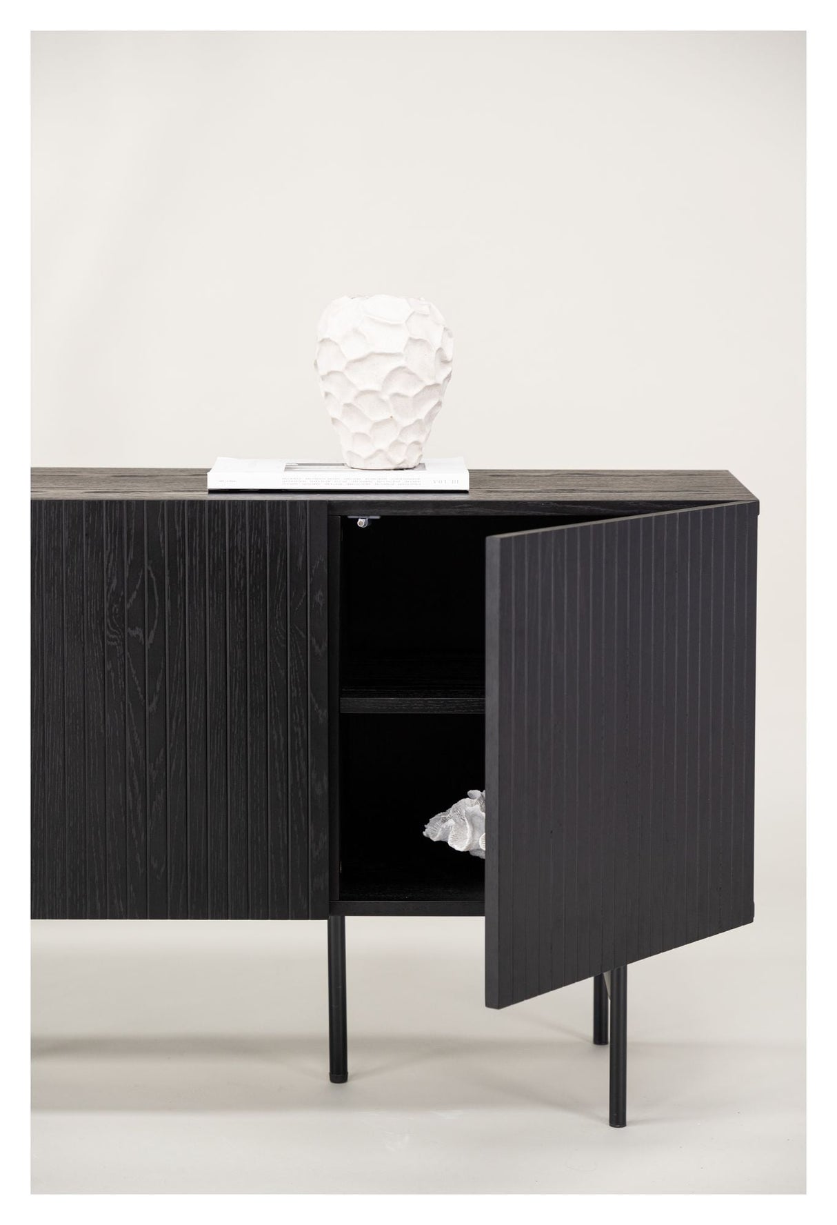 Björkön Sideboard 150x47 - Svart