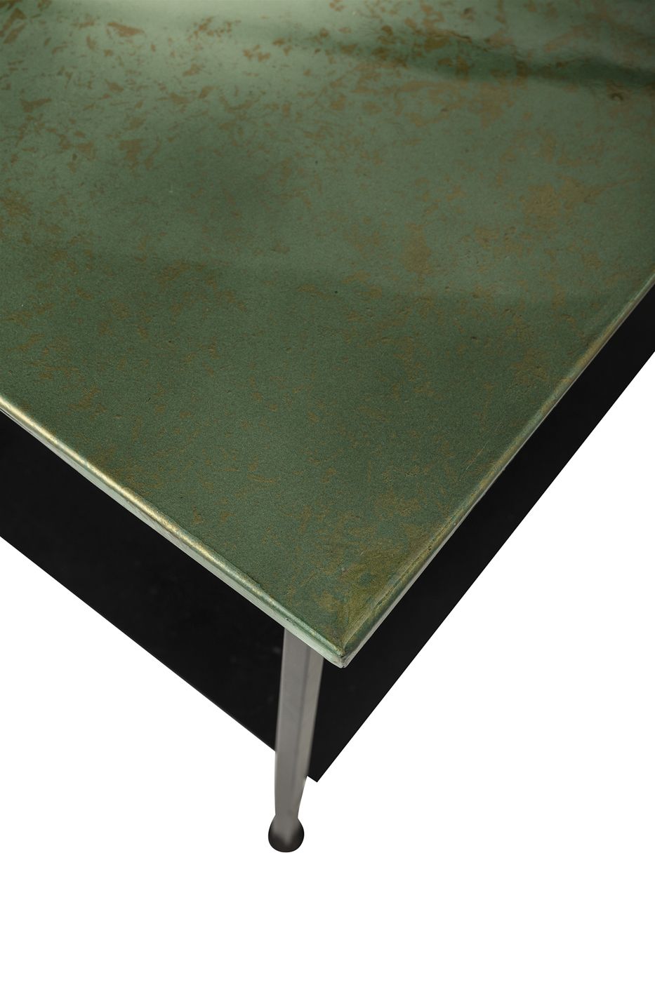 Bloomingville Bene Coffee Table 60x60, grønt/svart