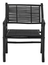 Bloomingville Coen Lounge Chair, Black, Bamboo