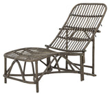 Bloomingville Dione Deckchair, Brown, Rattan