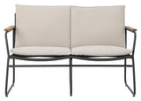 Bloomingville Hampton 2-seters sofa, svart, metall