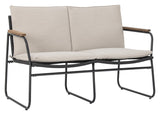 Bloomingville Hampton 2-seters sofa, svart, metall