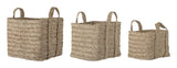 Bloomingville Kayes Basket Set of 3, Seagrass