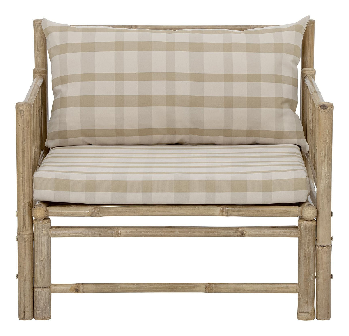 Bloomingville Corfu Lounge Chair med puter, bambus