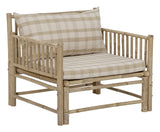 Bloomingville Corfu Lounge Chair med puter, bambus