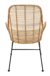 Bloomingville Lake Lounge Chair in Rattan, Nature