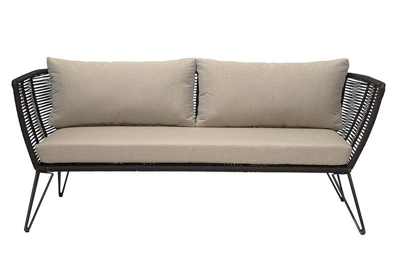 Bloomingville Mundo Lounge Sofa m/puter, svart