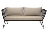 Bloomingville Mundo Lounge Sofa m/puter, svart