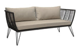 Bloomingville Mundo Lounge Sofa m/puter, svart