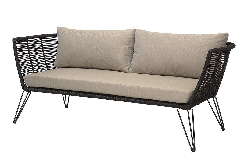 Bloomingville Mundo Lounge Sofa m/puter, svart