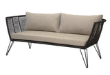 Bloomingville Mundo Lounge Sofa m/puter, svart