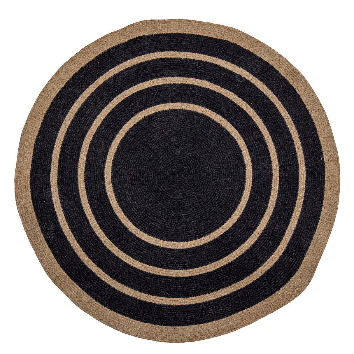 Bloomingville Lune Carpet Nature/Black, Seagrass, Ø120