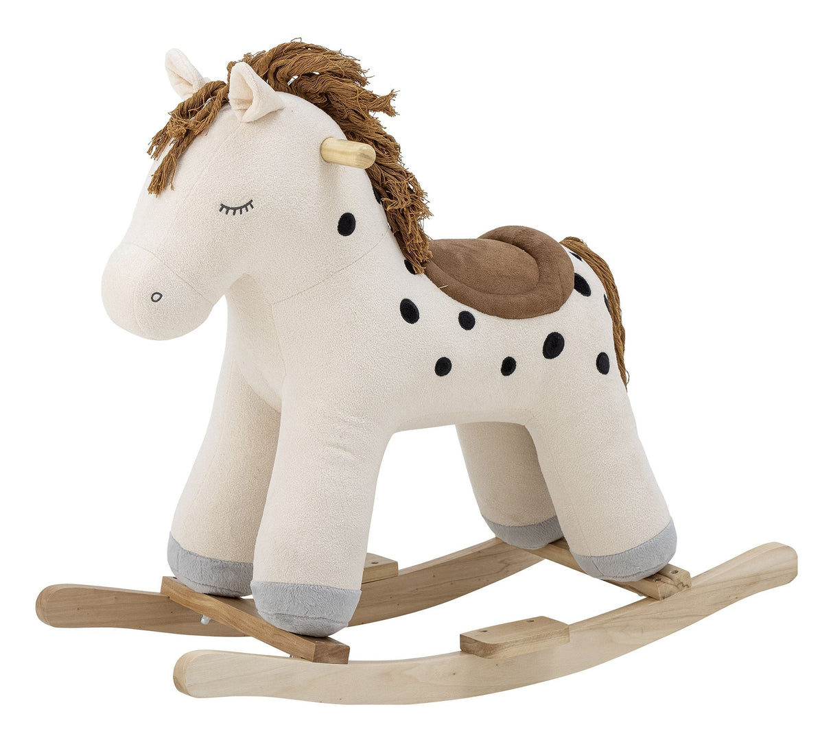 Merlen Rocking Toy Horse Hvit polyester 