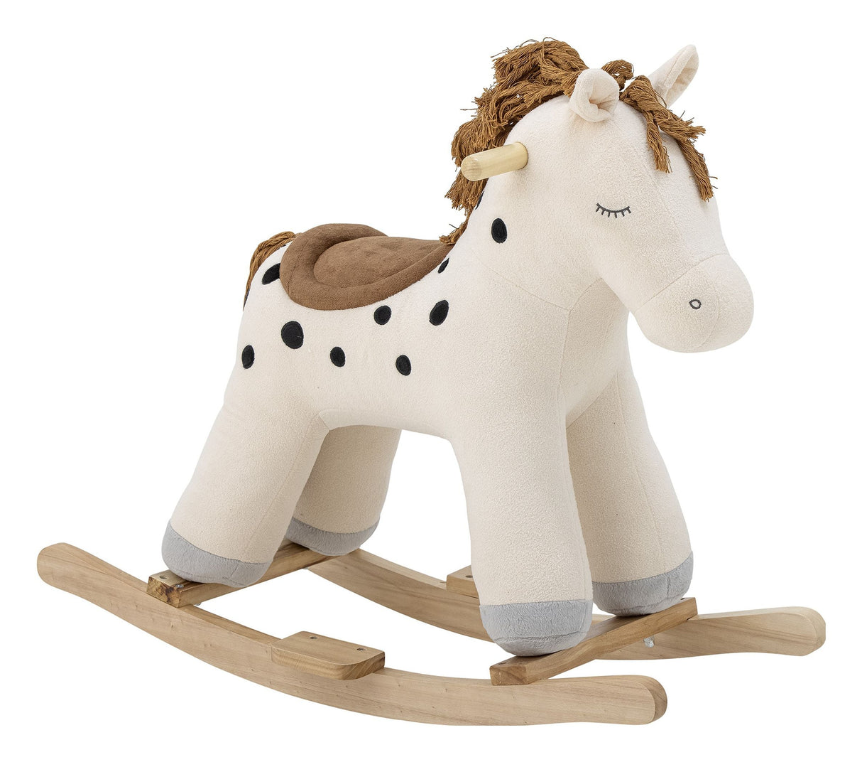 Merlen Rocking Toy Horse Hvit polyester 