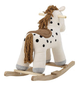 Merlen Rocking Toy Horse Hvit polyester 