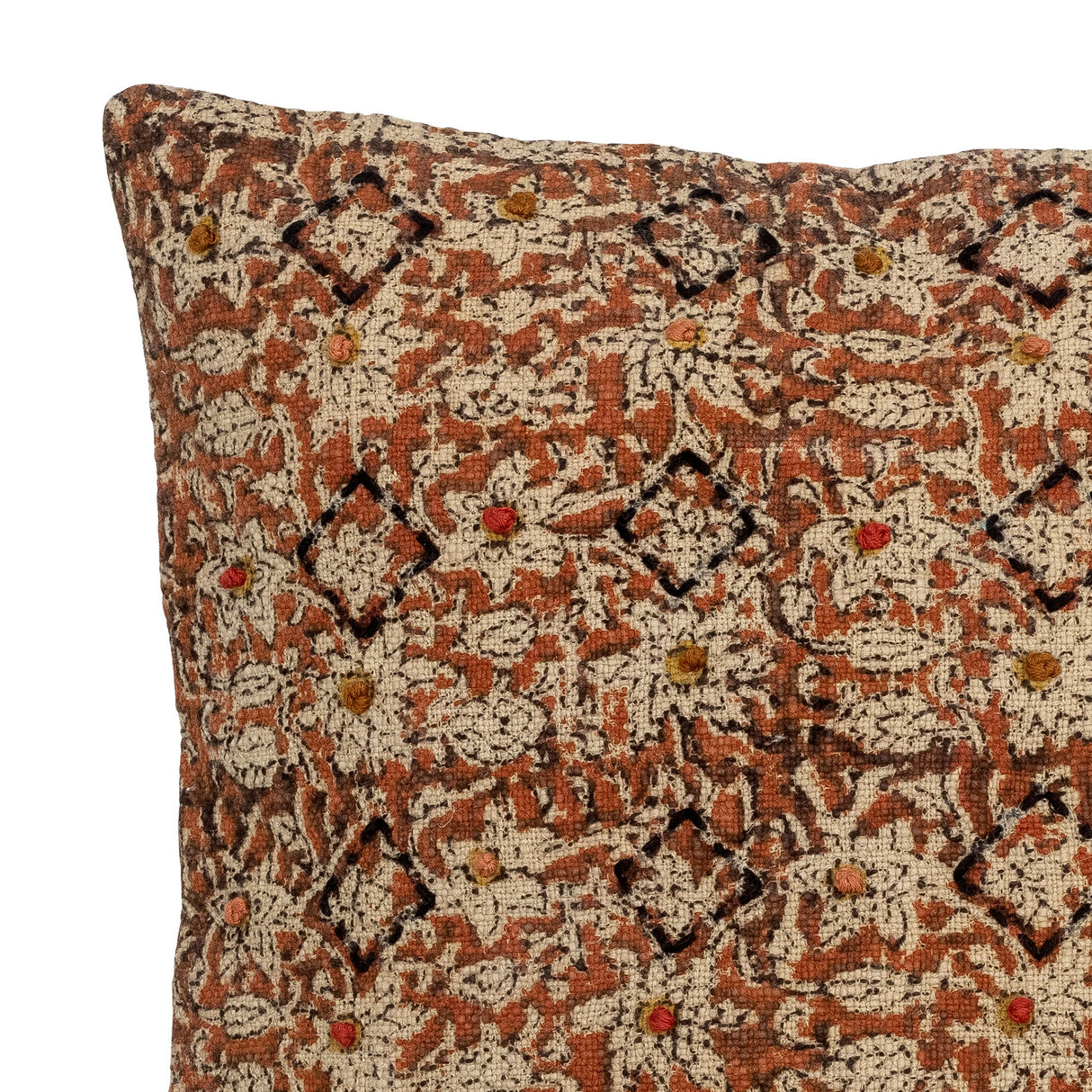 Bloomingville Nicoletta Pillow Brown Cotton