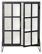 Bloomingville Opal Vitrine Cabinet, svart