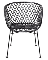 Bloomingville Dining Chair, Black Rattan