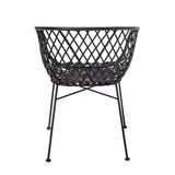 Bloomingville Dining Chair, Black Rattan