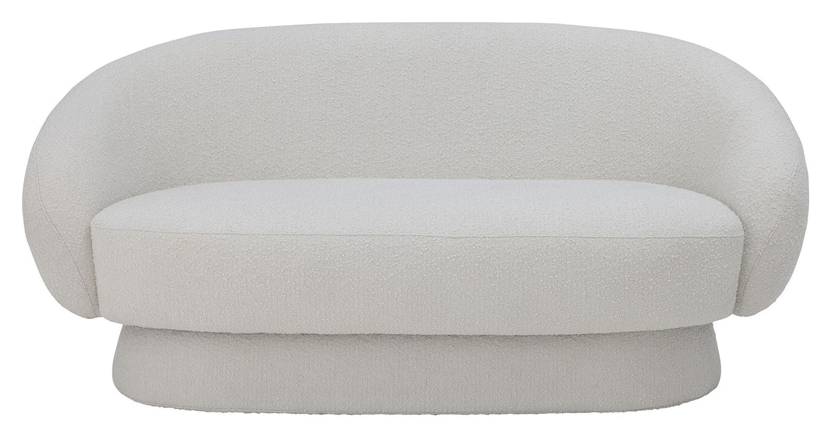 Bloomingville Ted 2-seters sofa, hvit, polyester