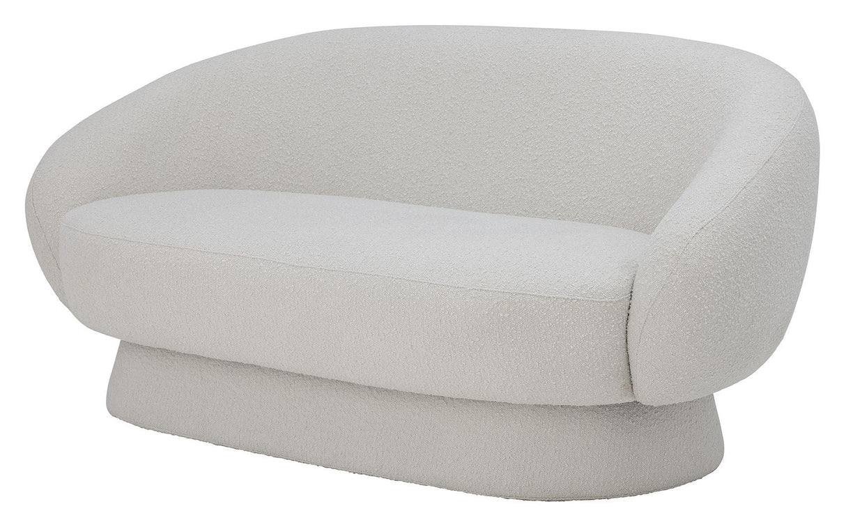 Bloomingville Ted 2-seters sofa, hvit, polyester