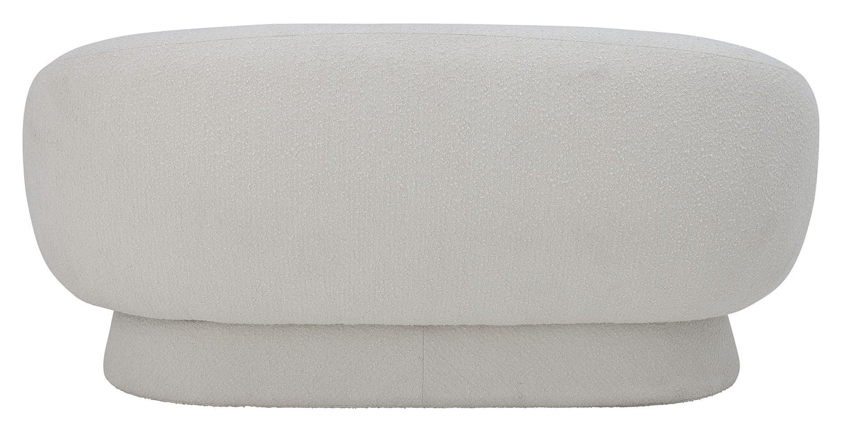 Bloomingville Ted 2-seters sofa, hvit, polyester