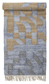 Bloomingville Vikka Carpet Blue, Jute