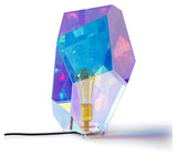 Diamant kjære bordlampe, holografisk