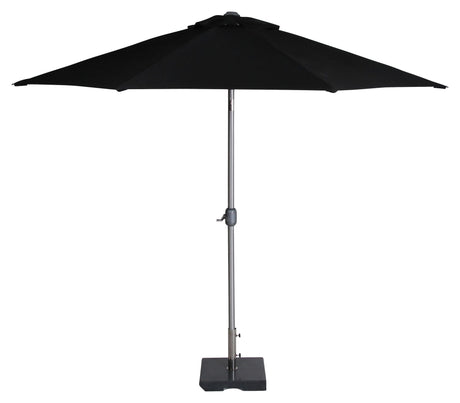 Brafab Andria Parasol, Black/Alu