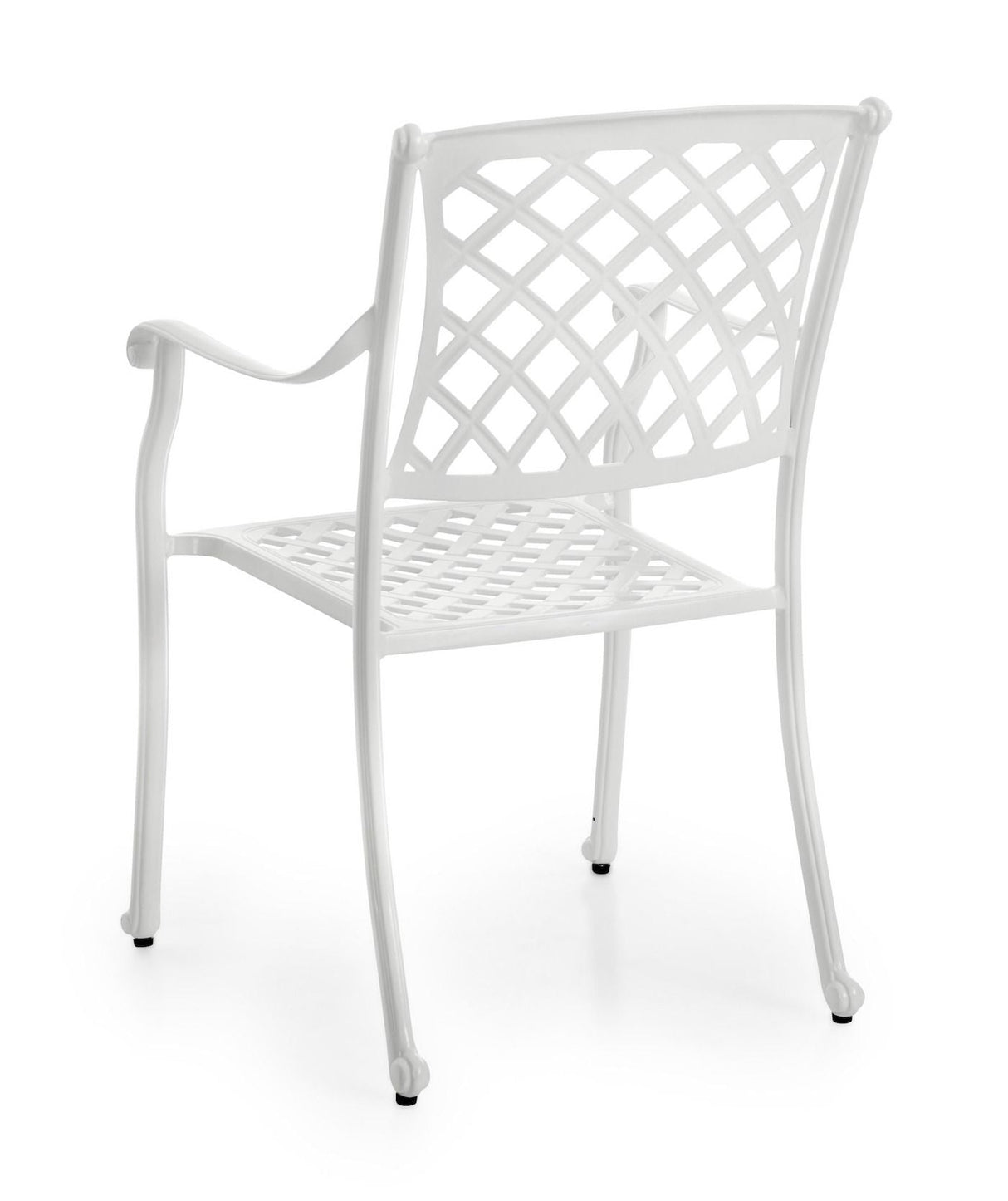 BRAFAB Arras Garden Chair med armlener, hvit