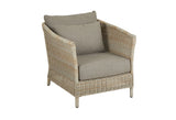 Aster loungestol med puter, beige 