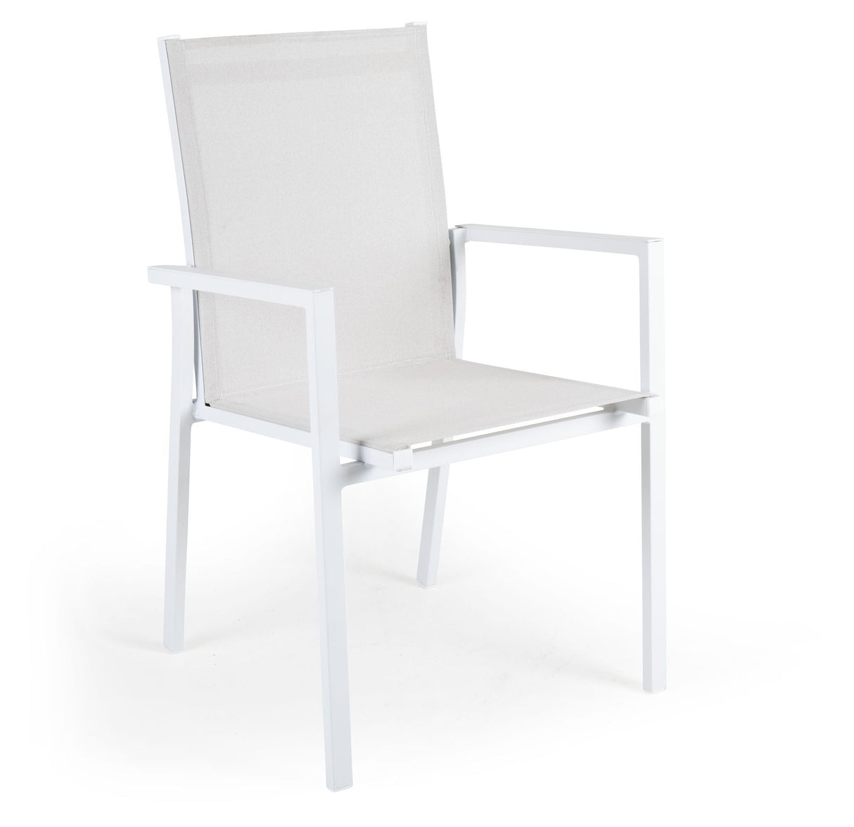 Brafab Avanti Garden Chair, White/Off White