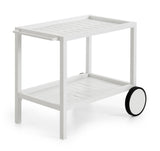 BRAFAB Belfort Roller Table, White