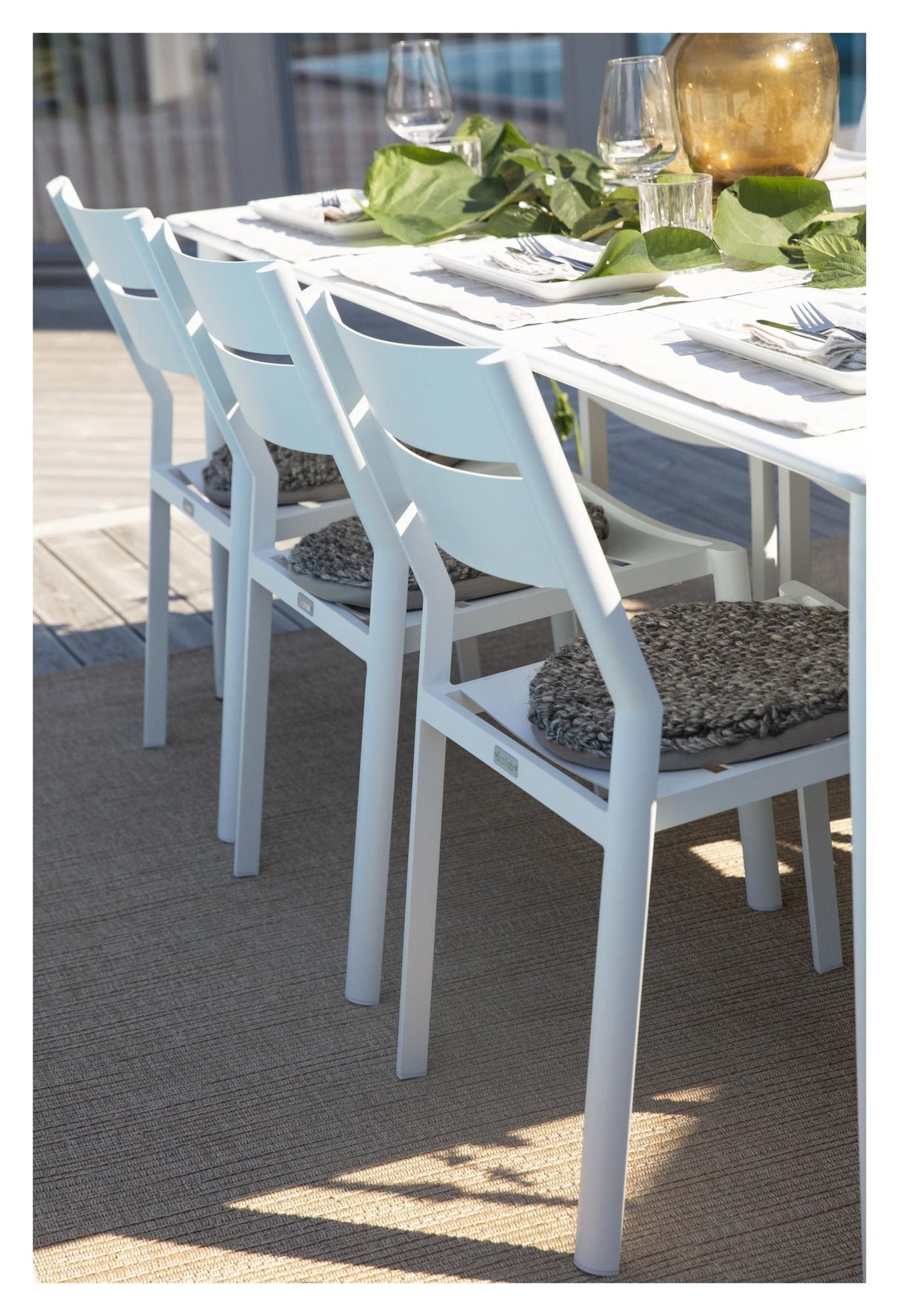 Brafab Delia Garden Chair, White