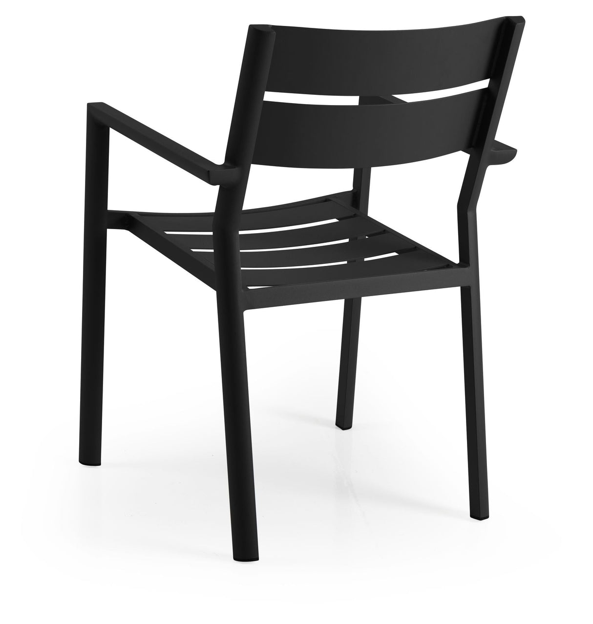 Brafab Delia Garden Chair m/armlener, matte svart