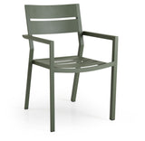 Brafab Delia Garden Chair m/armlener, Moss Green