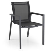 Brafab Delia Garden Chair m/tekstil, mørkegrå