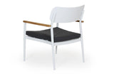 Brafab Domingo Lounge Chair, White