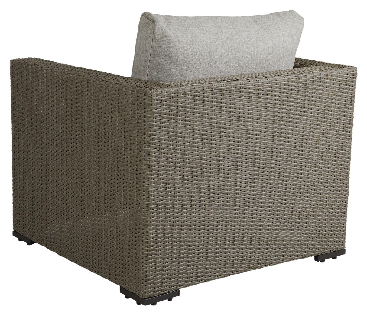 Funkia Lounge Chair med pute, Beige Wicker