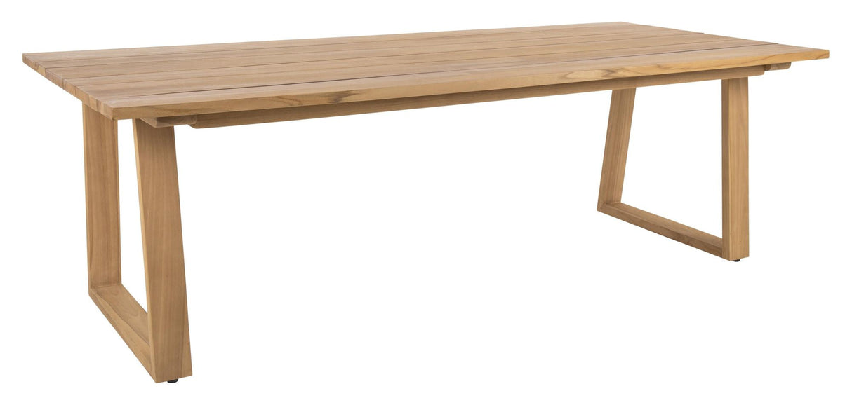 Laurion hagebord, teak, 230x100 