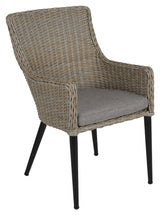 Lavender Garden Chair med pute, Beige Wicker