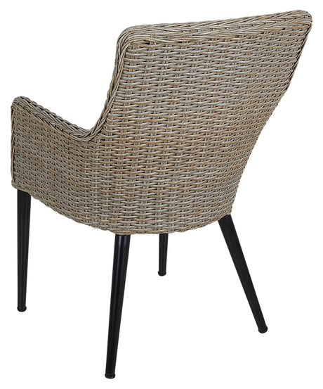 Lavender Garden Chair med pute, Beige Wicker