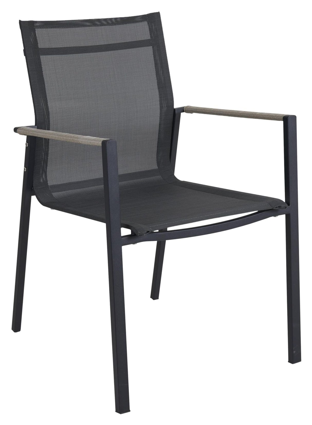 Lyra Garden Chair, Black/Sand