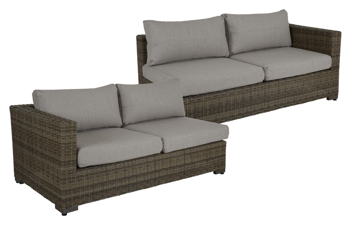 Ninja Lounge -moduler med pute, beige/rustikk