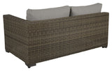 Ninja Lounge -moduler med pute, beige/rustikk