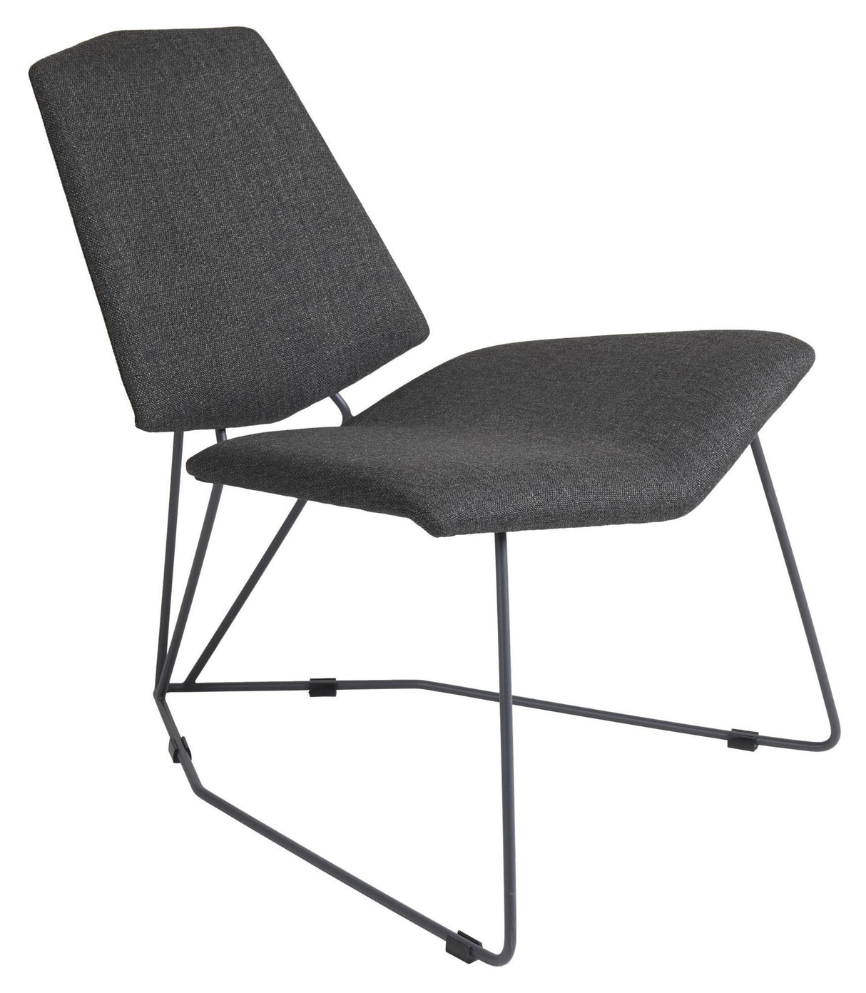 Brafab Pollux Lounge Chair, Dark Grey